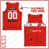 Personalised Tank top Vintage NRL team Custom name and number Footy vintage tank top for fans- vtgtt034
