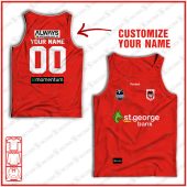 Personalised Tank top Vintage NRL team Custom name and number Footy vintage tank top for fans- vtgtt034