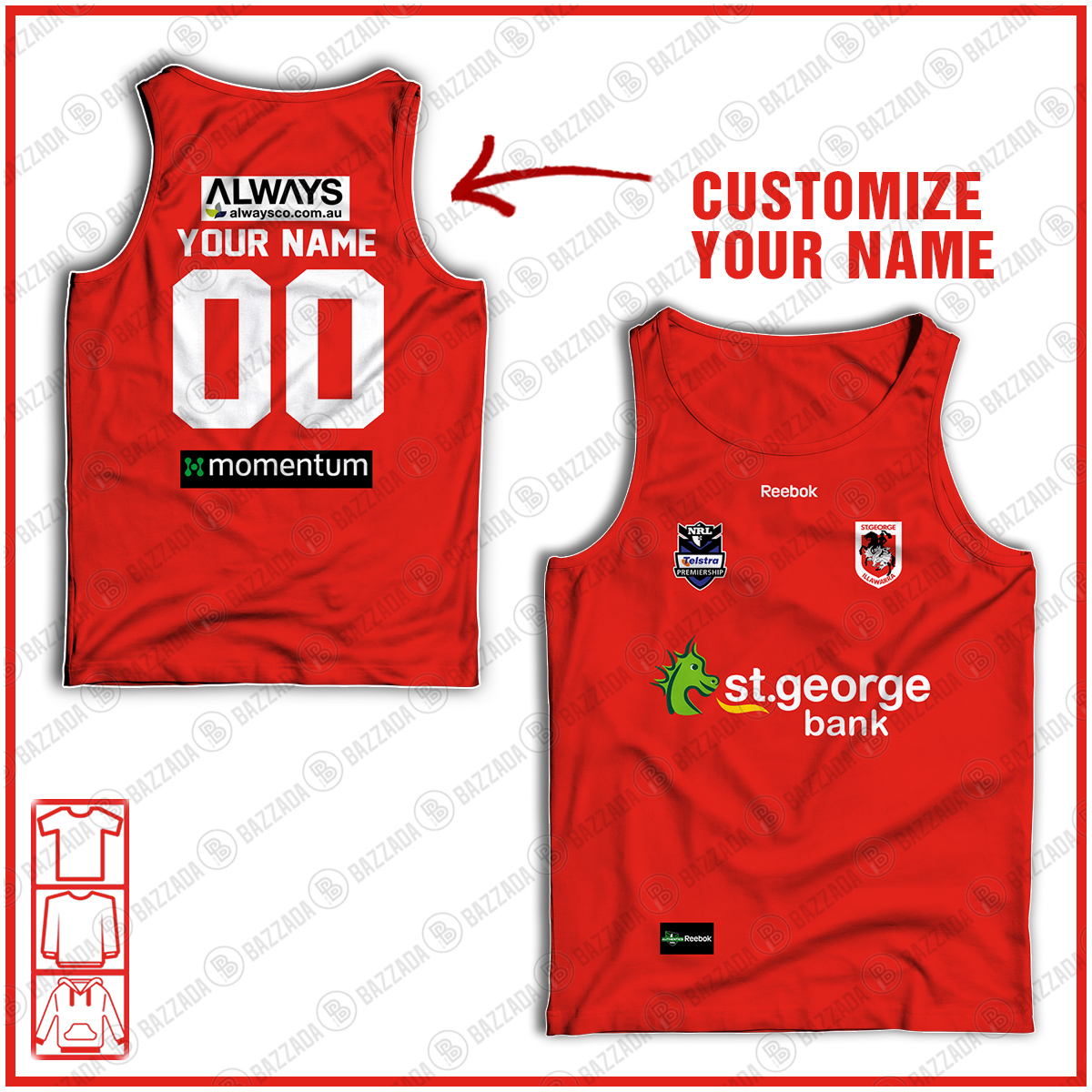 Personalised Tank top Vintage NRL team Custom name and number Footy vintage tank top for fans- vtgtt034 Personalised Tank top Vintage NRL team Custom name and number Footy vintage tank top for fans- vtgtt034