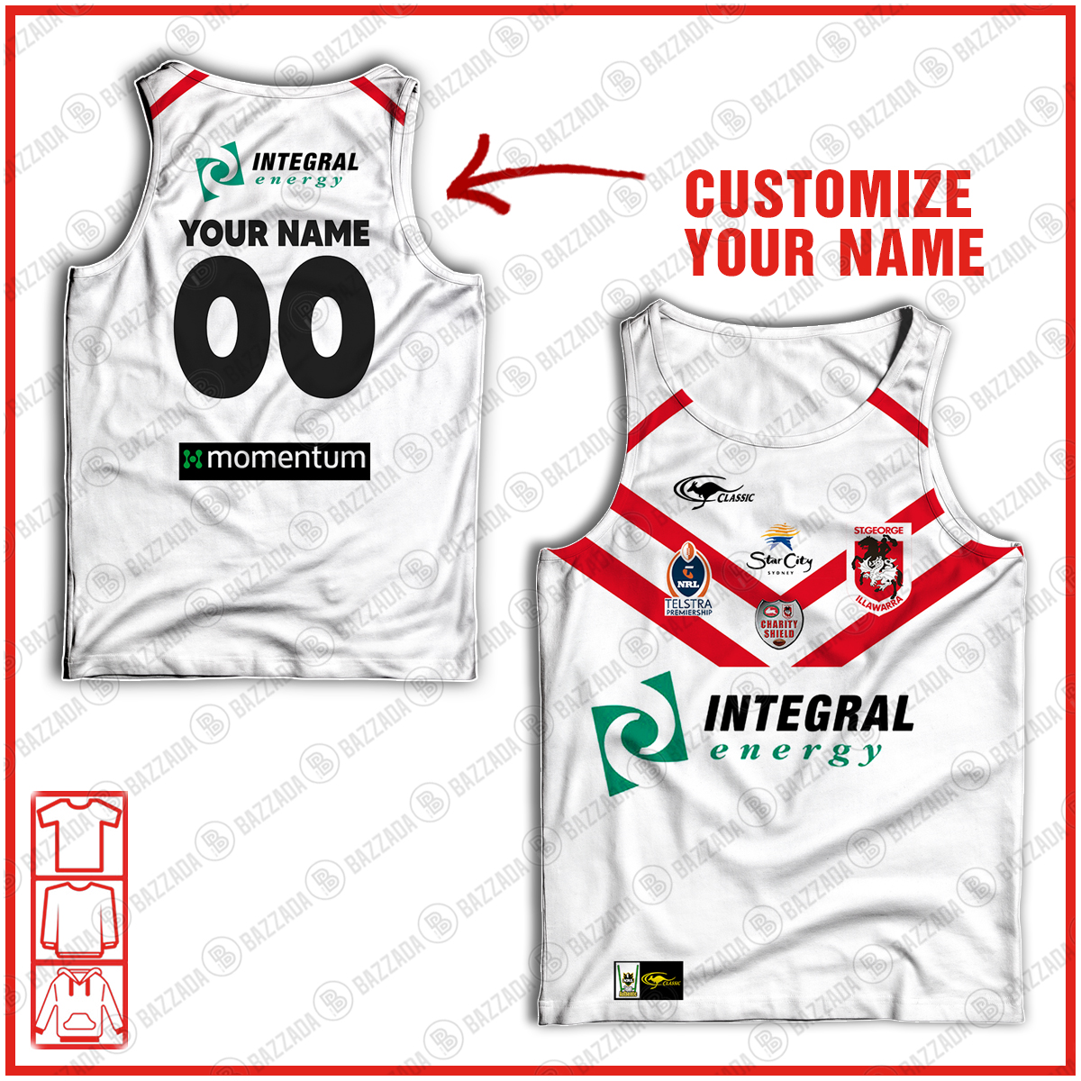 Personalised Tank top Vintage NRL team Custom name and number Footy vintage tank top for fans- vtgtt034 Personalised Tank top Vintage NRL team Custom name and number Footy vintage tank top for fans- vtgtt034