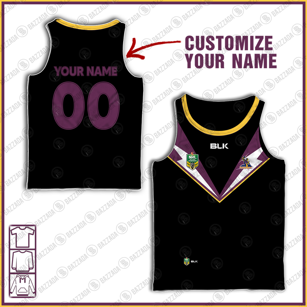 Personalised Tank top Vintage NRL team Custom name and number Footy vintage tank top for fans- vtgtt034 Personalised Tank top Vintage NRL team Custom name and number Footy vintage tank top for fans- vtgtt034