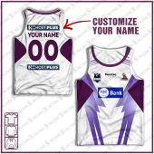 Personalised Tank top Vintage NRL team Custom name and number Footy vintage tank top for fans- vtgtt034