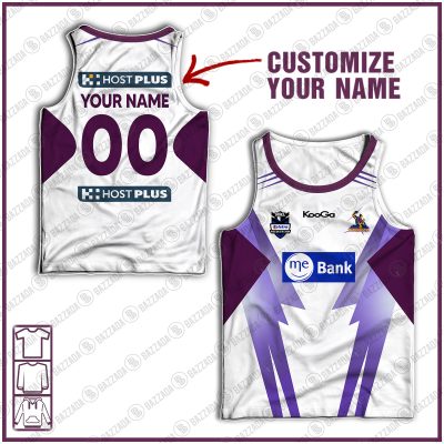 Personalised Tank top Vintage NRL team Custom name and number Footy vintage tank top for fans- vtgtt034
