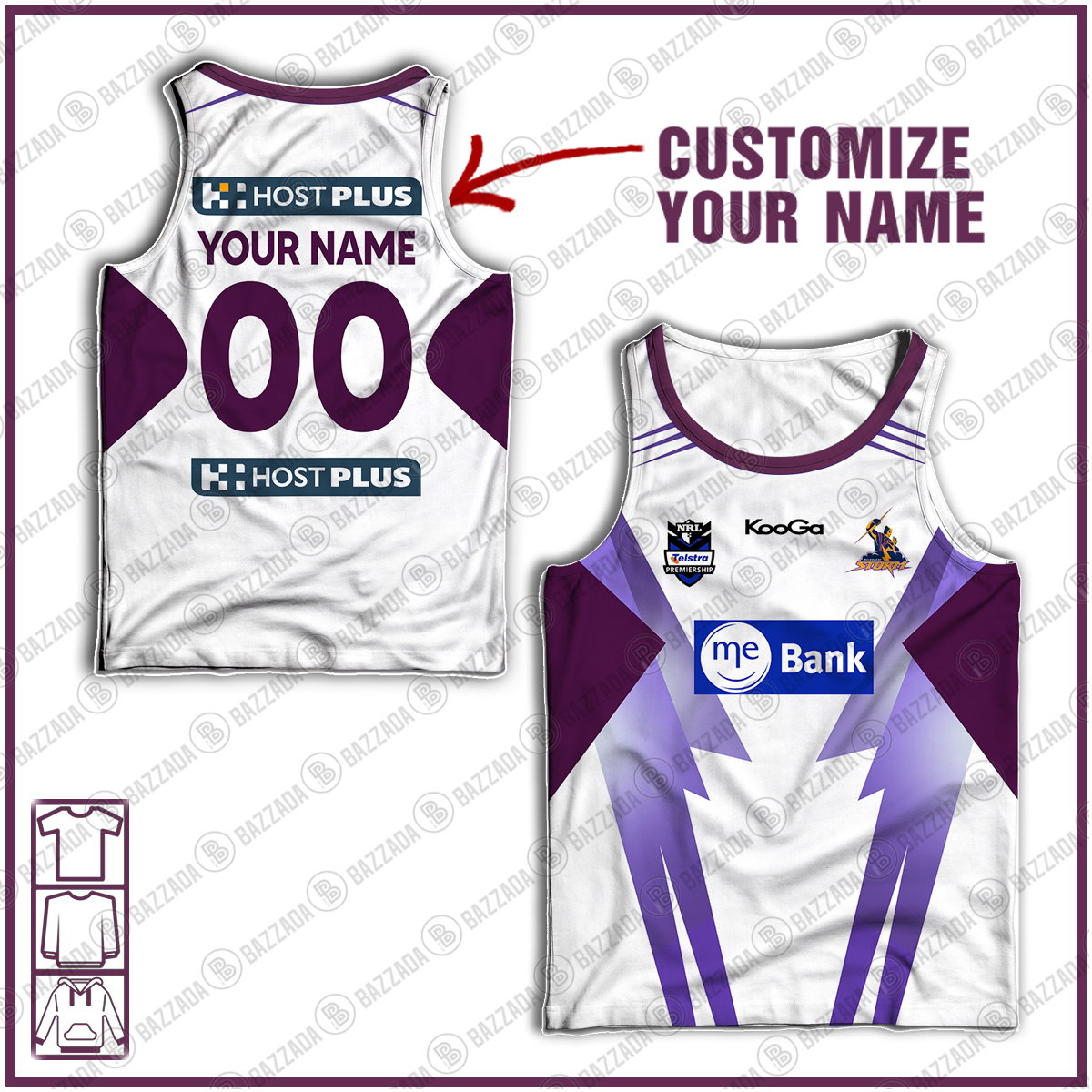 Personalised Tank top Vintage NRL team Custom name and number Footy vintage tank top for fans- vtgtt034 Personalised Tank top Vintage NRL team Custom name and number Footy vintage tank top for fans- vtgtt034