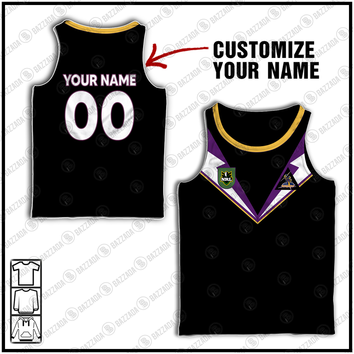 Personalised Tank top Vintage NRL team Custom name and number Footy vintage tank top for fans- vtgtt034 Personalised Tank top Vintage NRL team Custom name and number Footy vintage tank top for fans- vtgtt034