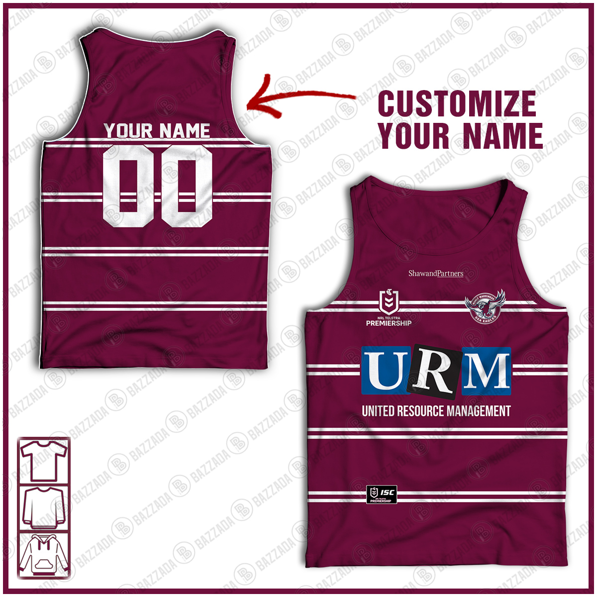 Personalised Tank top Vintage NRL team Custom name and number Footy vintage tank top for fans- vtgtt034 Personalised Tank top Vintage NRL team Custom name and number Footy vintage tank top for fans- vtgtt034