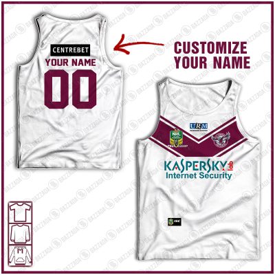Personalised Tank top Vintage NRL team Custom name and number Footy vintage tank top for fans- vtgtt034