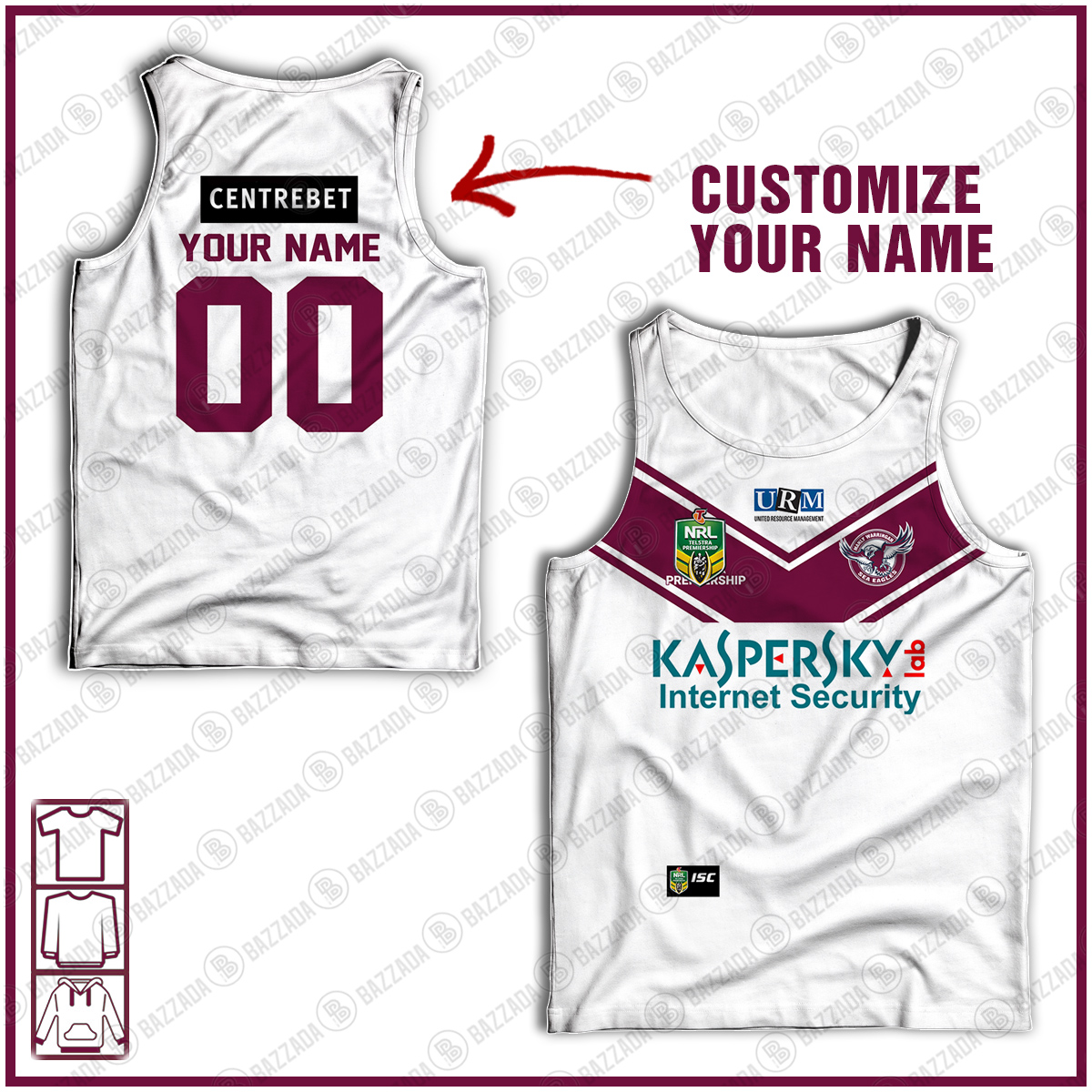 Personalised Tank top Vintage NRL team Custom name and number Footy vintage tank top for fans- vtgtt034 Personalised Tank top Vintage NRL team Custom name and number Footy vintage tank top for fans- vtgtt034