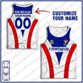 Personalised Tank top Vintage NRL team Custom name and number Footy vintage tank top for fans- vtgtt034