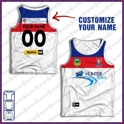 Personalised Tank top Vintage NRL team Custom name and number Footy vintage tank top for fans- vtgtt034