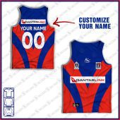 Personalised Tank top Vintage NRL team Custom name and number Footy vintage tank top for fans- vtgtt034
