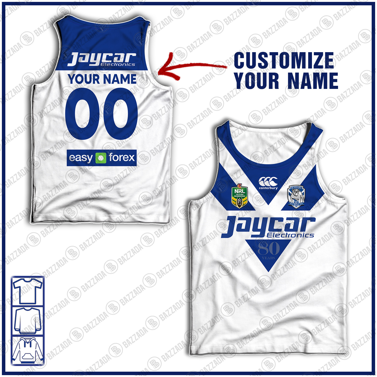 Personalised Tank top Vintage NRL team Custom name and number Footy vintage tank top for fans- vtgtt095 Personalised Tank top Vintage NRL team Custom name and number Footy vintage tank top for fans- vtgtt095
