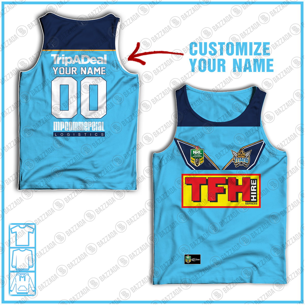 Personalised Tank top Vintage NRL team Custom name and number Footy vintage tank top for fans- vtgtt042 Personalised Tank top Vintage NRL team Custom name and number Footy vintage tank top for fans- vtgtt042
