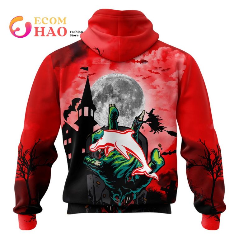 NRL Dolphins Halloween Is Coming Pullover Hoodie NRL Dolphins Halloween Is Coming Pullover Hoodie