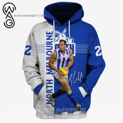 AFL North Melbourne Kangaroos Todd Goldstein #22 Pullover Hoodie