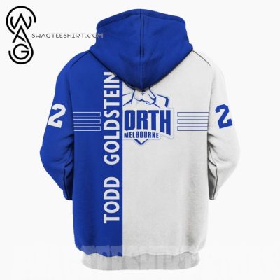 AFL North Melbourne Kangaroos Todd Goldstein #22 Pullover Hoodie