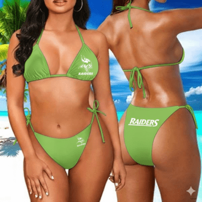 Canberra Raiders NRL Bikini Personalized Bikini Set | NRL String Bikini | NRL Swimwear