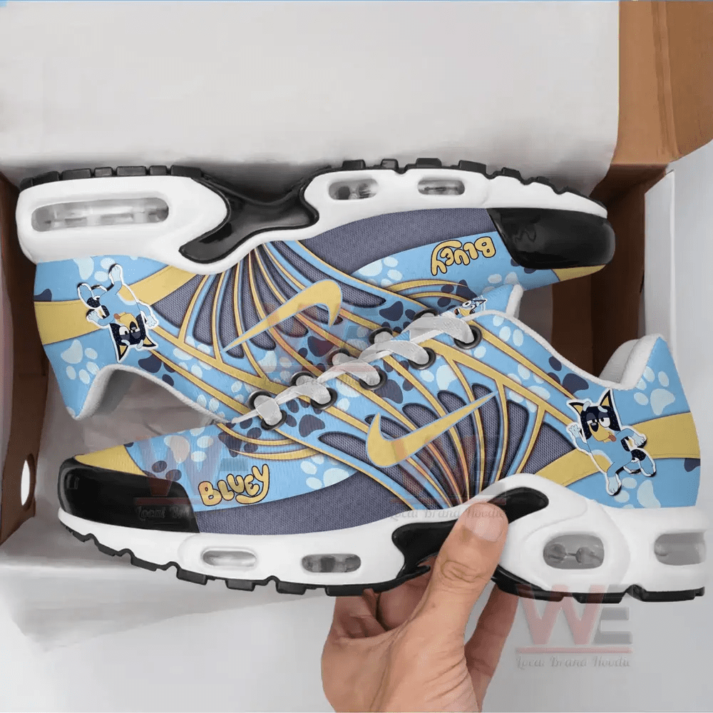Bluey Air Max Plus TN Shoes- Bluey Foootwear Bluey Air Max Plus TN Shoes- Bluey Foootwear