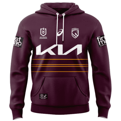 Personalized Brisbane Broncos NRL 2026 Home Jersey Hoodie, Tshirt