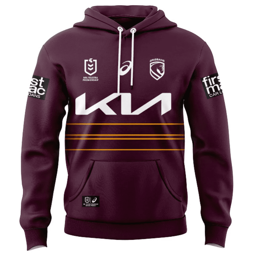 Personalized Brisbane Broncos NRL 2026 Home Jersey Hoodie, Tshirt Personalized Brisbane Broncos NRL 2026 Home Jersey Hoodie, Tshirt