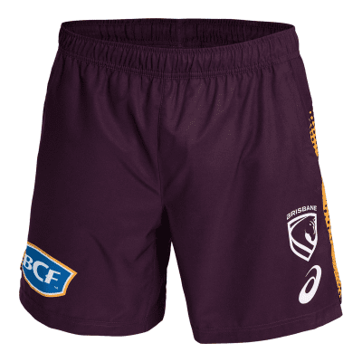 Brisbane Broncos NRL 2026 Home Short Jersey, Beach Short, Fight Short