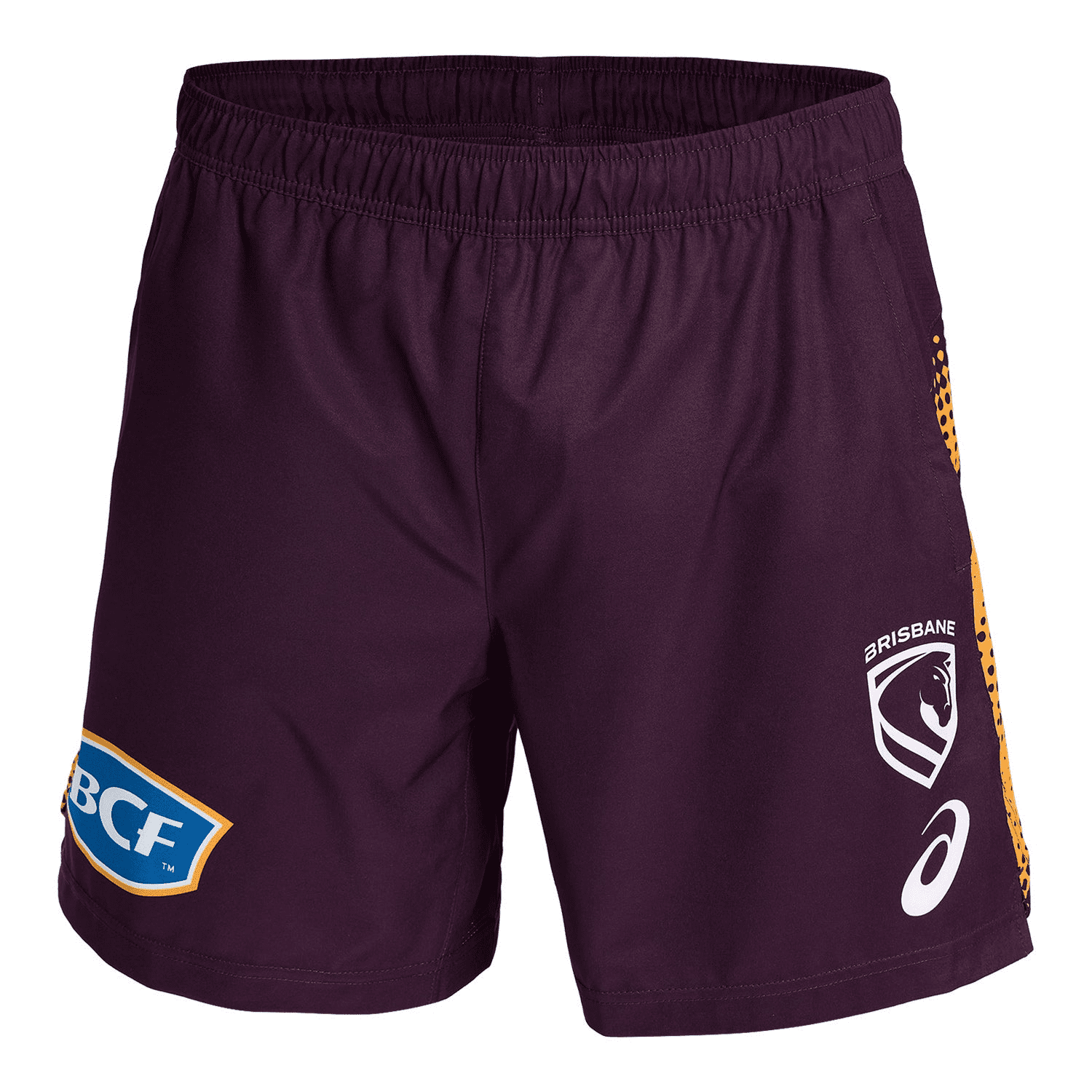 Brisbane Broncos NRL 2026 Home Short Jersey, Beach Short, Fight Short Brisbane Broncos NRL 2026 Home Short Jersey, Beach Short, Fight Short