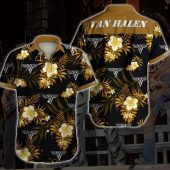 Van Halen Tropical Flower Hawaiian Shirt V3