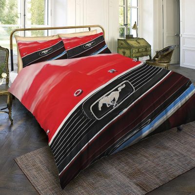 Ford Mustang Red Bedding Set