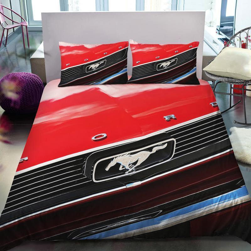 Ford Mustang Red Bedding Set Ford Mustang Red Bedding Set