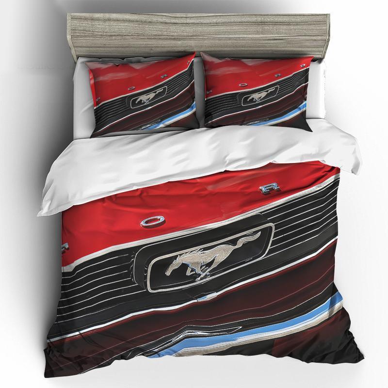 Ford Mustang Red Bedding Set Ford Mustang Red Bedding Set