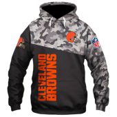 NFL Cleveland Browns Camo Pullover Hoodie