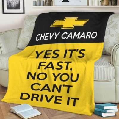 Chevrolet Camaro It's Fast You Can't Drive It Fleece Blanket