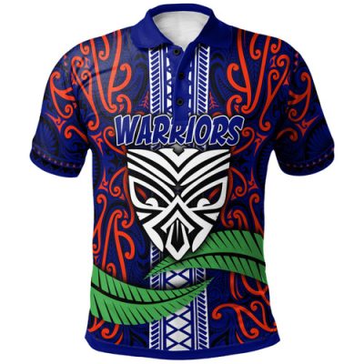 New Zealand Warriors Polo Shirt - Custom New Zealand Warriors Maori Polo Shirt