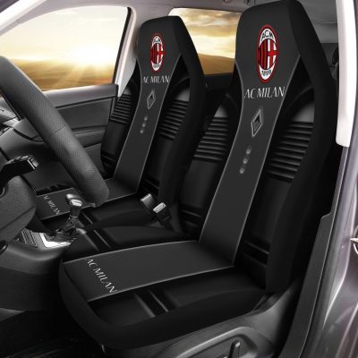 AC Milan Black Car Seat Covers