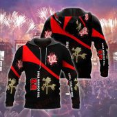 U2 The Joshua Tree Black Red Pullover Hoodie
