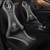 Juventus FC Champions Black Car Seat Covers V2