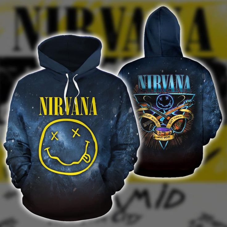 Nirvana Pullover Hoodie V1 Nirvana Pullover Hoodie V1