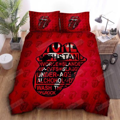 The Rolling Stones Tongue Pattern Bedding Set