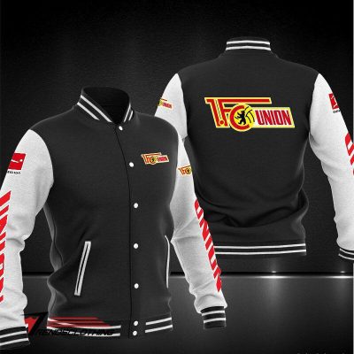 1. FC Union Berlin Black White Baseball Jacket