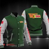 1. FC Union Berlin Dark Green White Baseball Jacket