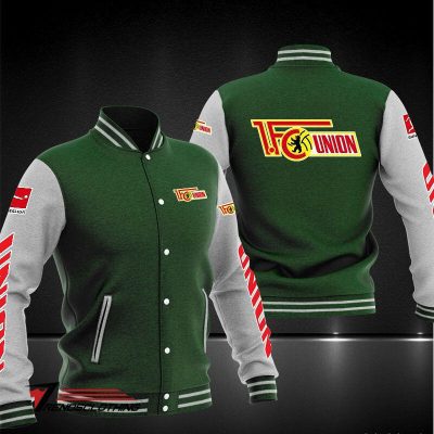 1. FC Union Berlin Dark Green White Baseball Jacket
