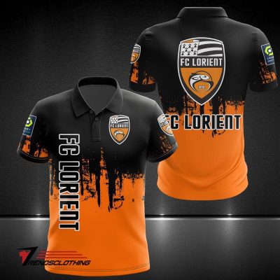 FC Lorient Yellow Black Polo Shirt