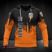 FC Lorient Yellow Black Pullover Hoodie