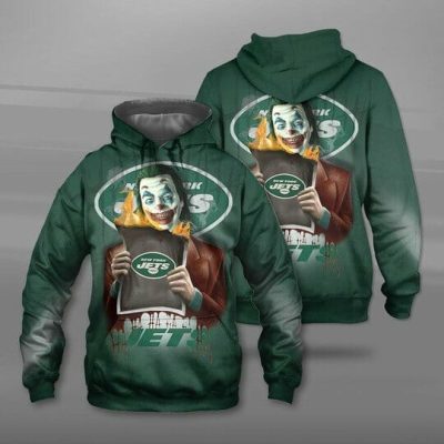 NFL New York Jets Joker Green Pullover Hoodie