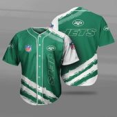 NFL New York Jets Green White Baseball Jersey V3