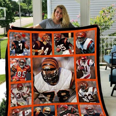 NFL Cincinnati Bengals Legends Quilt Blanket