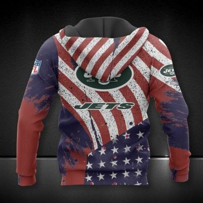 NFL New York Jets American Flag Pullover Hoodie