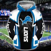NFL Detroit Lions Black Special Pullover Hoodie