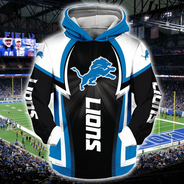 NFL Detroit Lions Black Special Pullover Hoodie NFL Detroit Lions Black Special Pullover Hoodie
