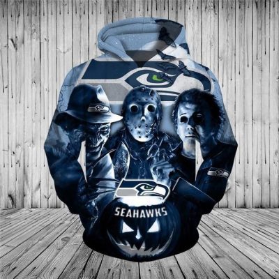 NFL Seattle Seahawks Halloween Night Pullover Hoodie